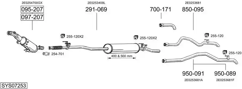 BOSAL SYS07253