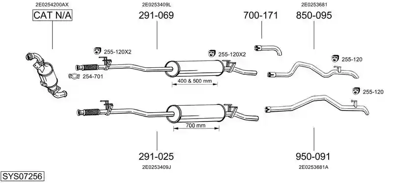BOSAL SYS07256