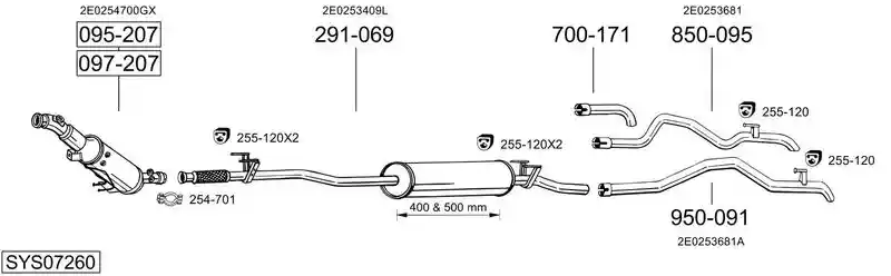 BOSAL SYS07260