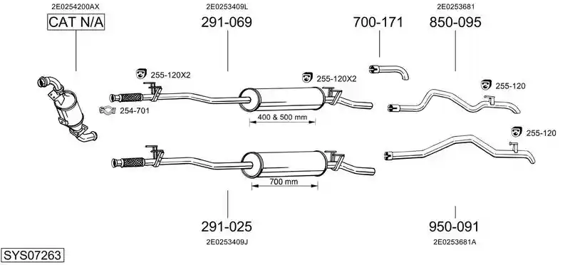 BOSAL SYS07263
