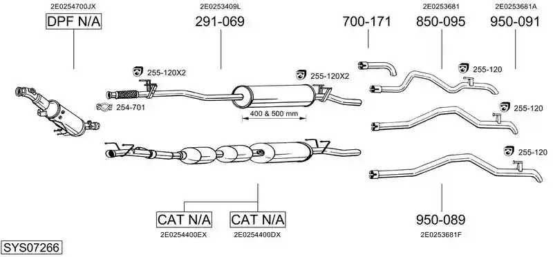 BOSAL SYS07266
