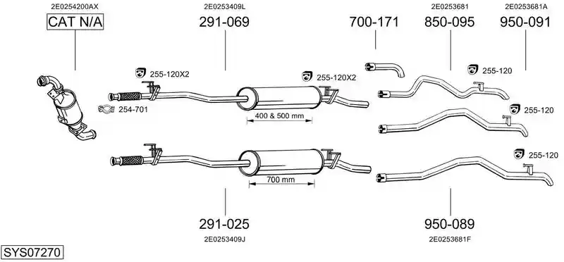 BOSAL SYS07270