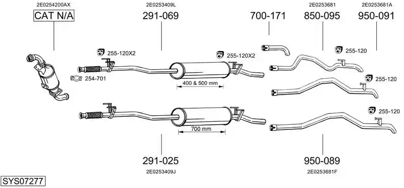 BOSAL SYS07277