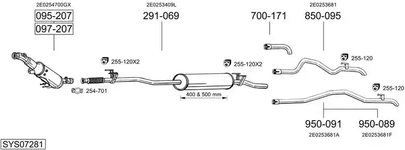 BOSAL SYS07281
