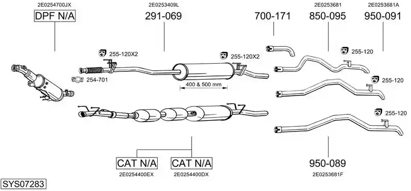 BOSAL SYS07283