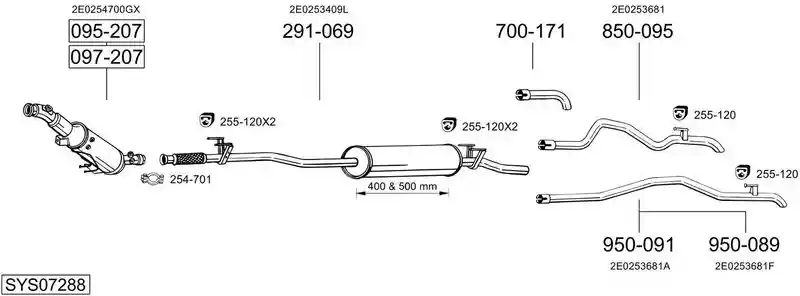 BOSAL SYS07288