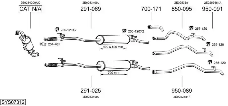 BOSAL SYS07312