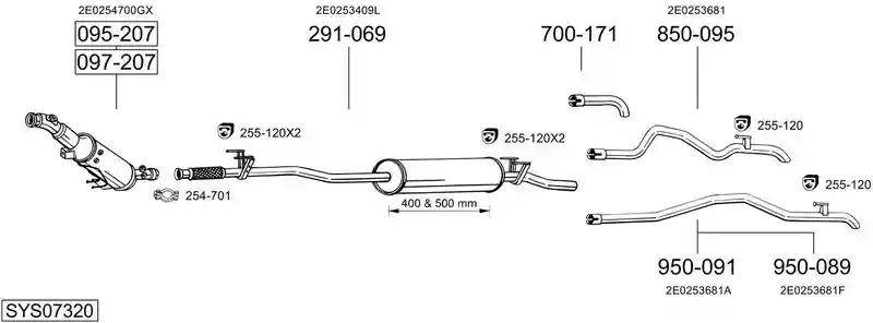 BOSAL SYS07320
