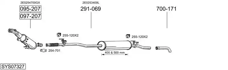 BOSAL SYS07327