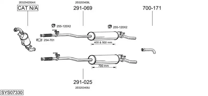 BOSAL SYS07330