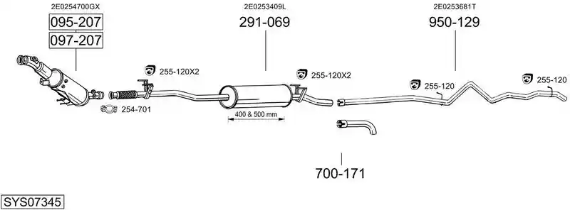 BOSAL SYS07345