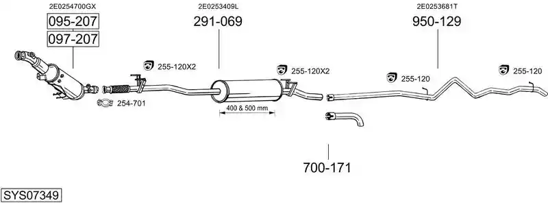 BOSAL SYS07349