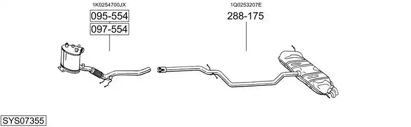 BOSAL SYS07355