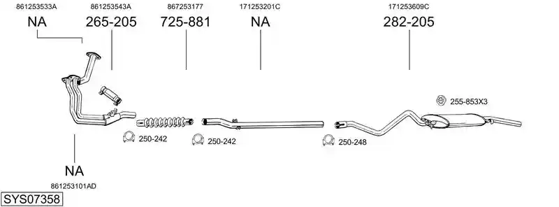 BOSAL SYS07358
