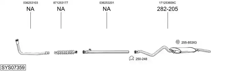 BOSAL SYS07359