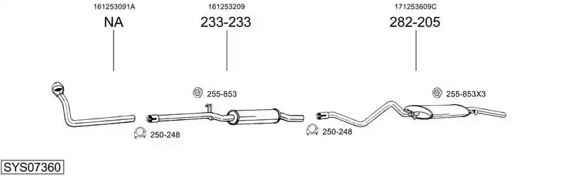 BOSAL SYS07360