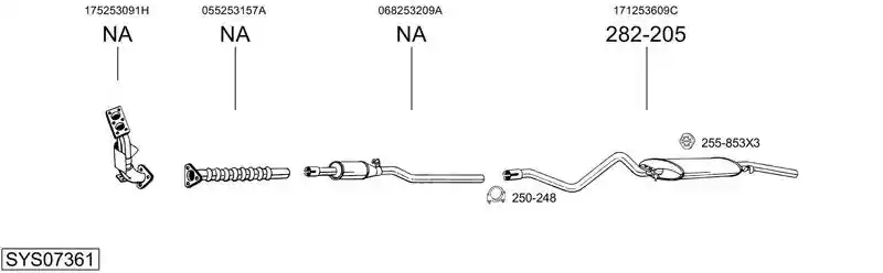 BOSAL SYS07361