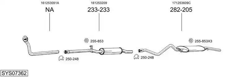 BOSAL SYS07362