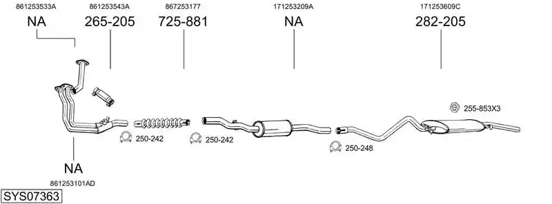 BOSAL SYS07363