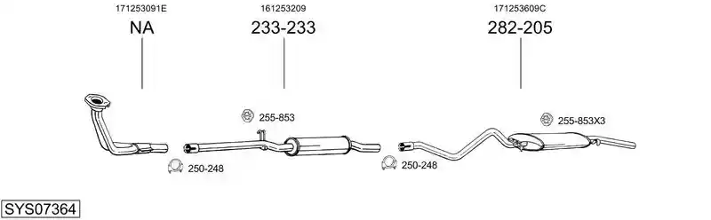 BOSAL SYS07364