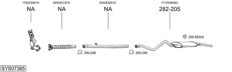 BOSAL SYS07365