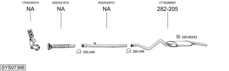 BOSAL SYS07366