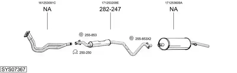 BOSAL SYS07367