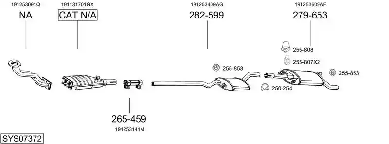 BOSAL SYS07372