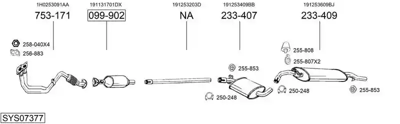 BOSAL SYS07377