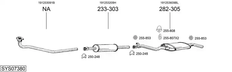 BOSAL SYS07380