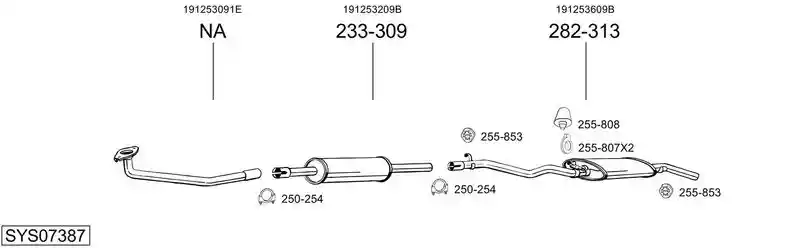 BOSAL SYS07387