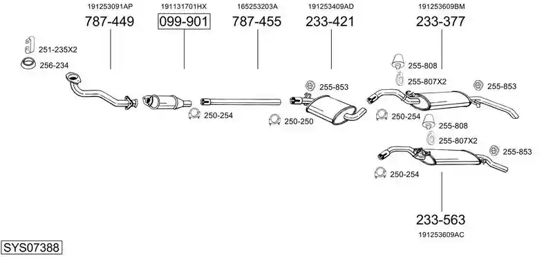 BOSAL SYS07388