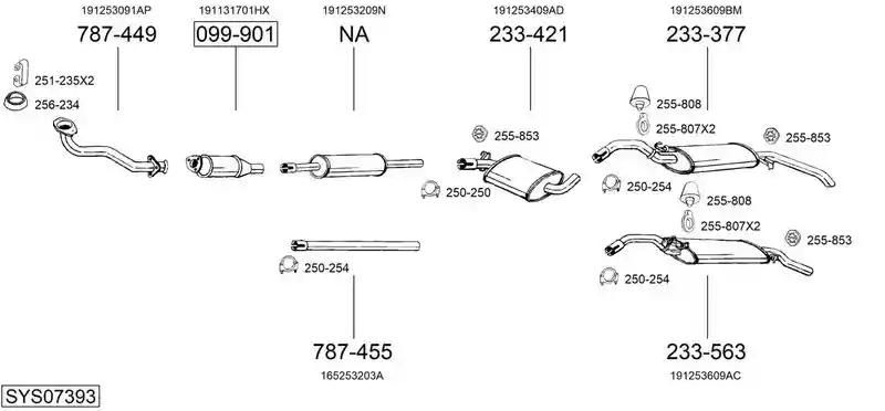 BOSAL SYS07393
