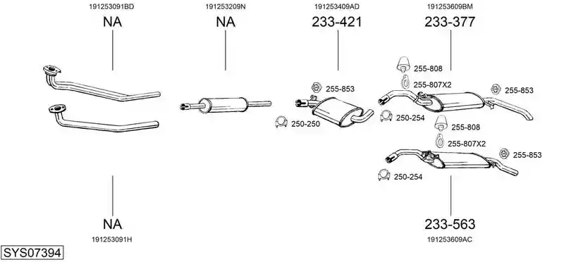 BOSAL SYS07394