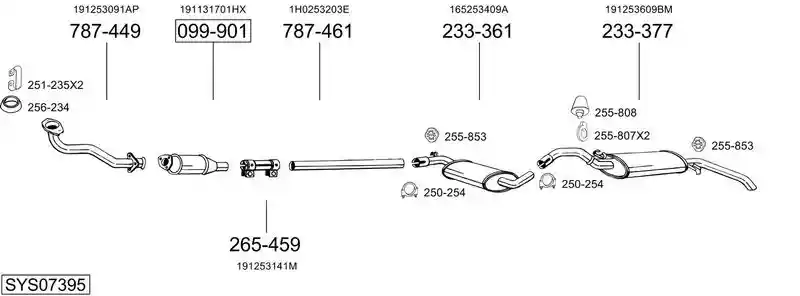 BOSAL SYS07395