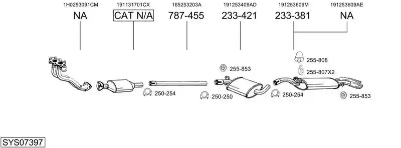 BOSAL SYS07397