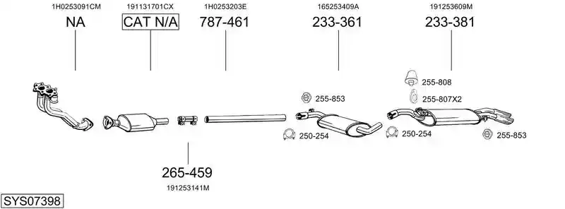 BOSAL SYS07398