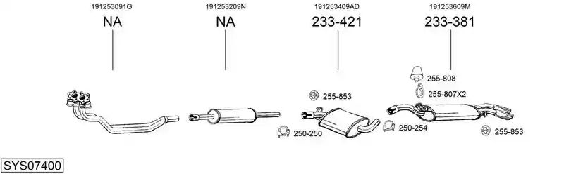 BOSAL SYS07400
