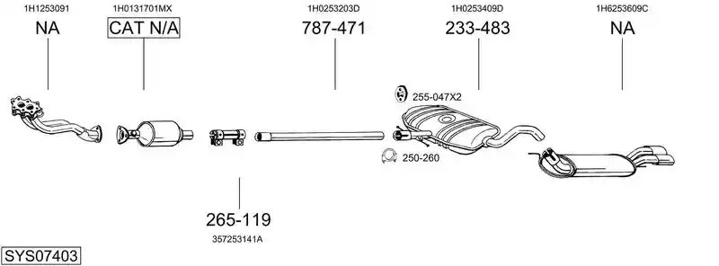 BOSAL SYS07403
