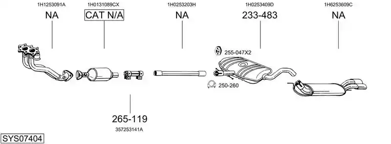 BOSAL SYS07404