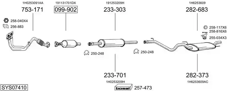 BOSAL SYS07410
