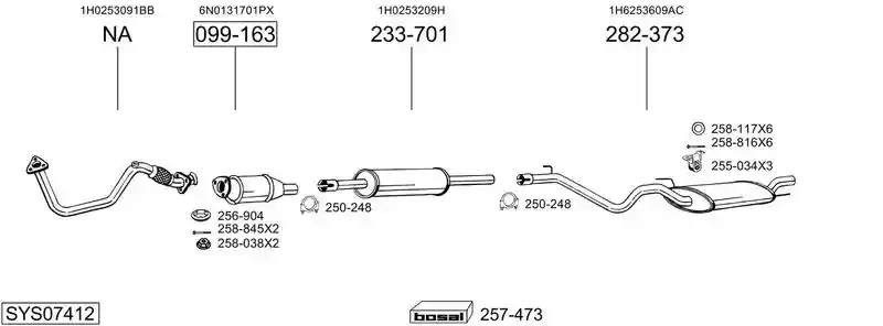 BOSAL SYS07412