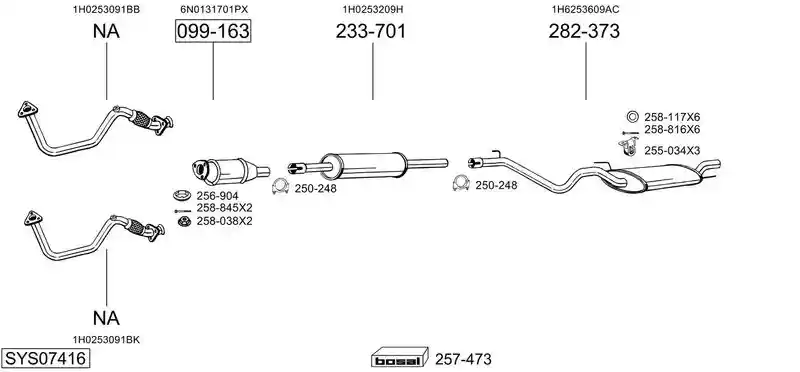 BOSAL SYS07416