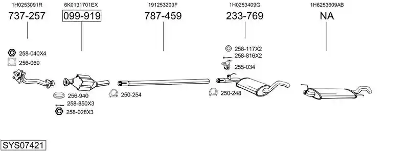 BOSAL SYS07421