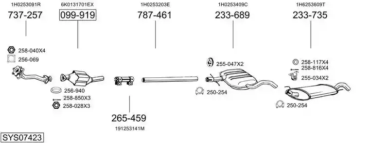 BOSAL SYS07423