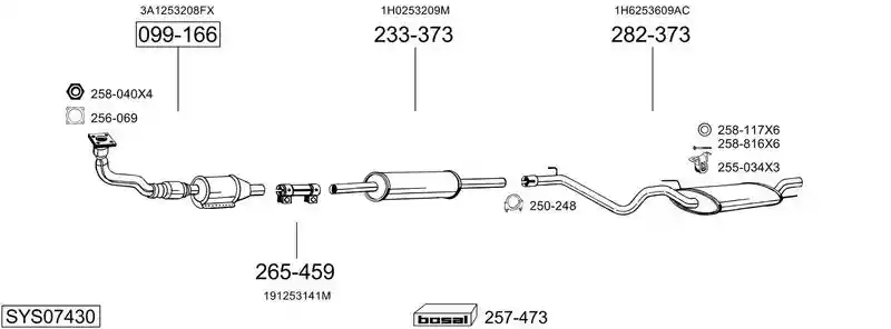 BOSAL SYS07430