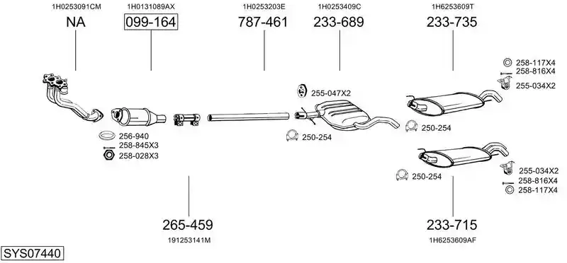 BOSAL SYS07440