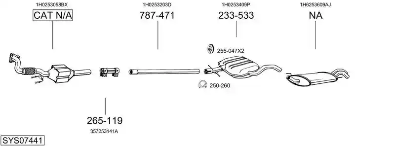 BOSAL SYS07441
