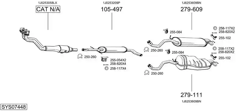 BOSAL SYS07448
