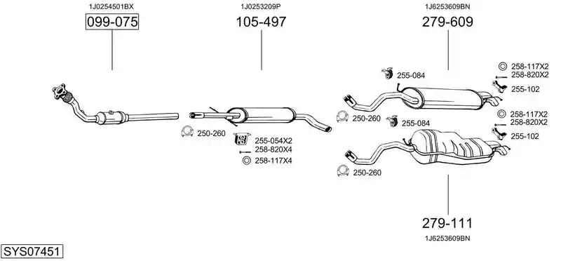 BOSAL SYS07451